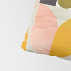 mid century geometry abstract shapes bauhaus Pillow Sham Gallery Image 4