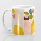 mid century geometry abstract shapes bauhaus Coffee Mug Gallery Image 3