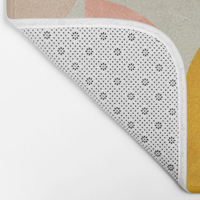 mid century geometry abstract shapes bauhaus Bath Mat Gallery Image 2