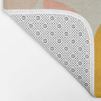 mid century geometry abstract shapes bauhaus Bath Mat Gallery Image 2