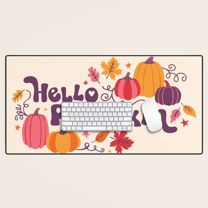 Hello Pumpkin Desk Mat Gallery Image 1