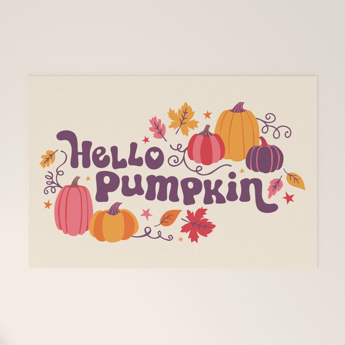 Hello Pumpkin Welcome Mat Gallery Image 1