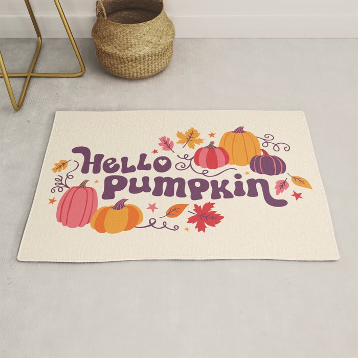 Hello Pumpkin Rug Gallery Image 1