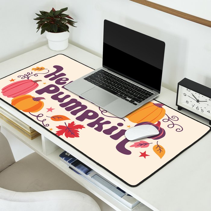 Hello Pumpkin Desk Mat Gallery Image 2