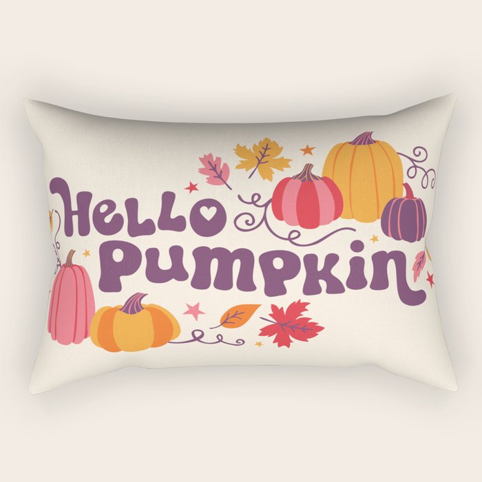 Hello Pumpkin Rectangular Pillow Gallery Image 2