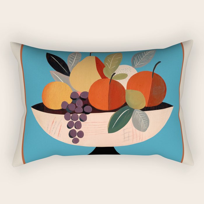 Modern Fruit Bowl I Rectangular Pillow Gallery Image 2