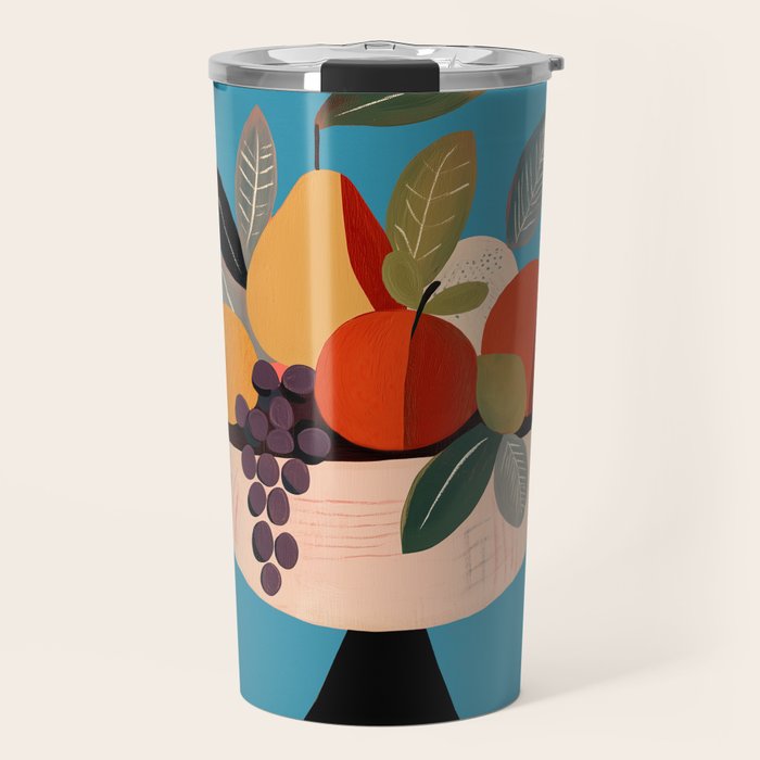 Modern Fruit Bowl I Travel Mug Gallery Image 1