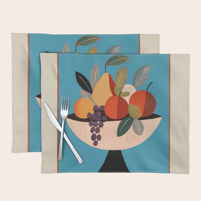 Modern Fruit Bowl I Placemat Gallery Image 1