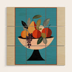 Modern Fruit Bowl I Wood Wall Art Gallery Image 1