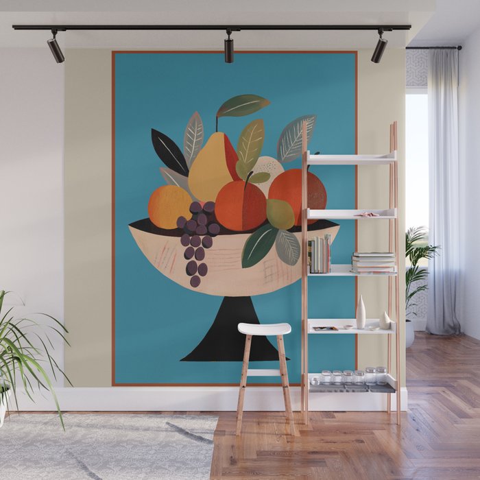 Modern Fruit Bowl I Wall Mural Gallery Image 1