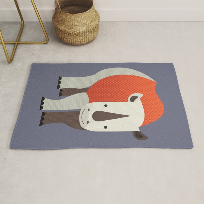 Whimsy Rhinoceros Rug Gallery Image 1