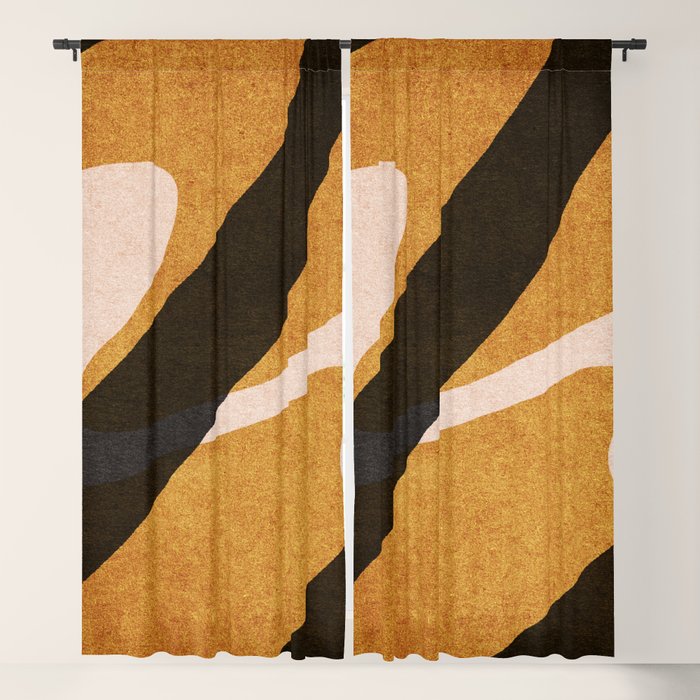 ABSTRACT ALPHABET / Script U Window Curtain Gallery Image 5