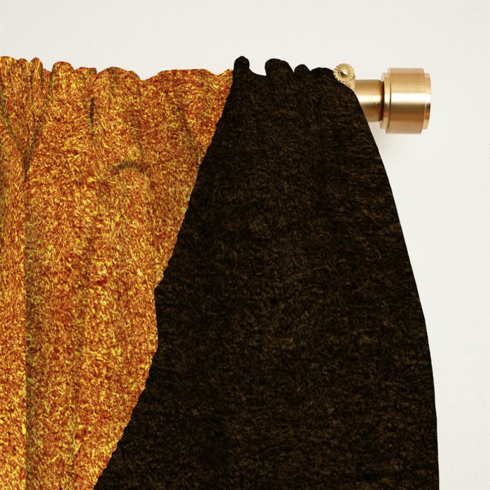 ABSTRACT ALPHABET / Script U Window Curtain Gallery Image 2