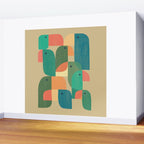 Mid-century tropical birds Wall Mural Gallery Image 2
