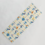 Garden Bird feeding antique white Yoga Mat Gallery Image 1