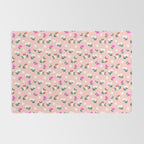 Dainty Blooms Pattern - Pink Rug Gallery Image 2