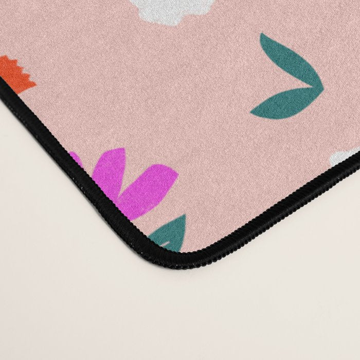 Dainty Blooms Pattern - Pink Desk Mat Gallery Image 4