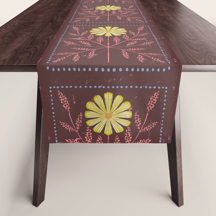 Daisy Tile Table Runner Gallery Image 1