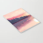Morning Sunshine over the Peaceful Mountain Lake Notebook Gallery Image 3