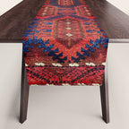 Baluch  Antique  Khorasan Persian Rug Print Table Runner Gallery Image 1