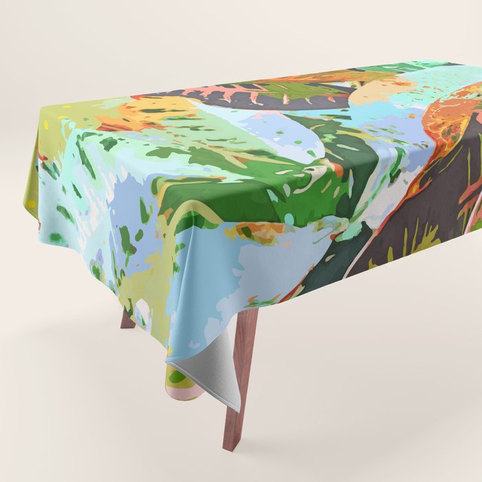 Jungle Plants Tablecloth Gallery Image 1