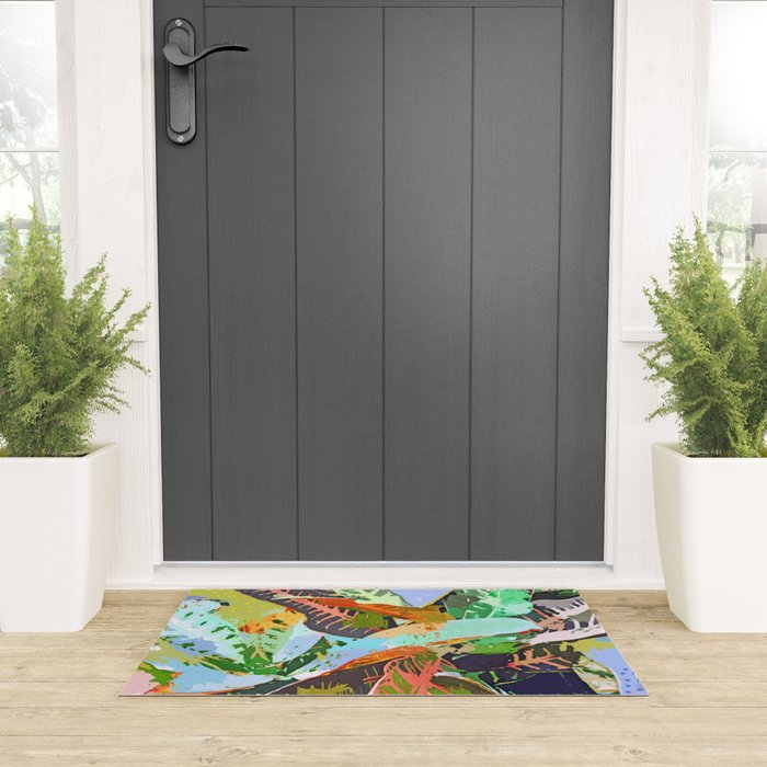 Jungle Plants Welcome Mat Gallery Image 3