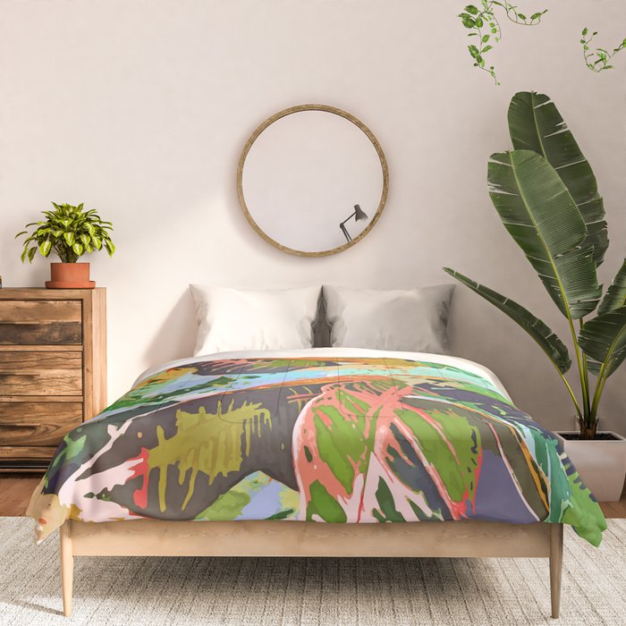 Jungle Plants Comforter Gallery Image 3