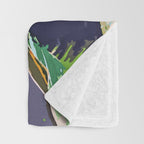 Jungle Plants Throw Blanket Gallery Image 3
