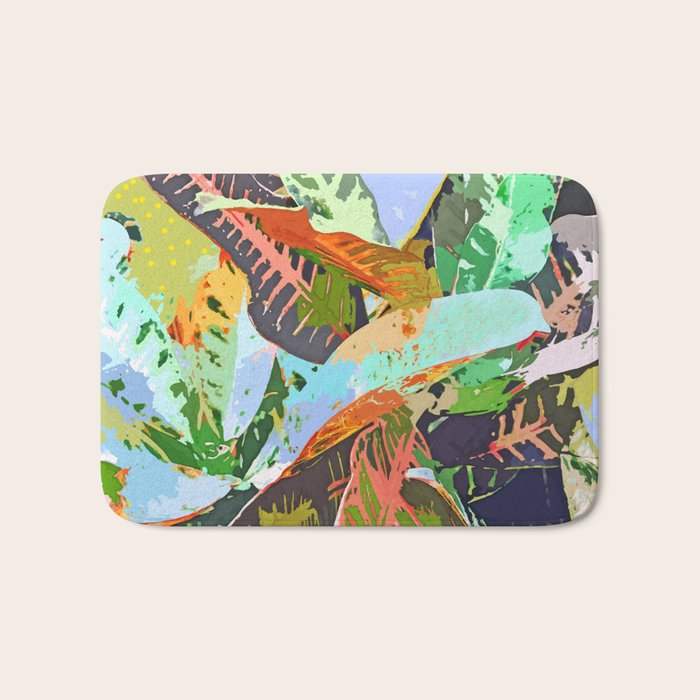 Jungle Plants Bath Mat Gallery Image 1