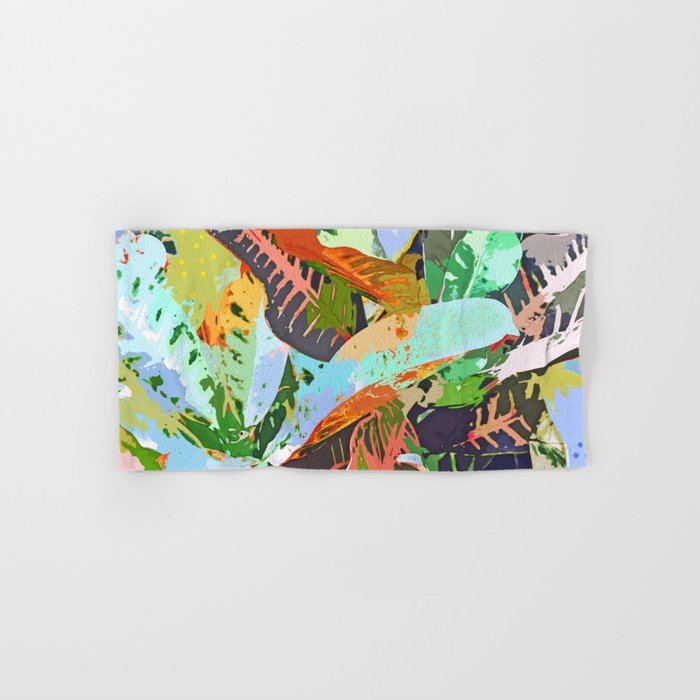 Jungle Plants Bath Towel Gallery Image 1