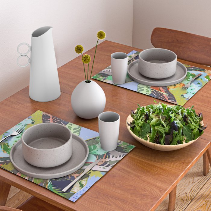 Jungle Plants Placemat Gallery Image 2