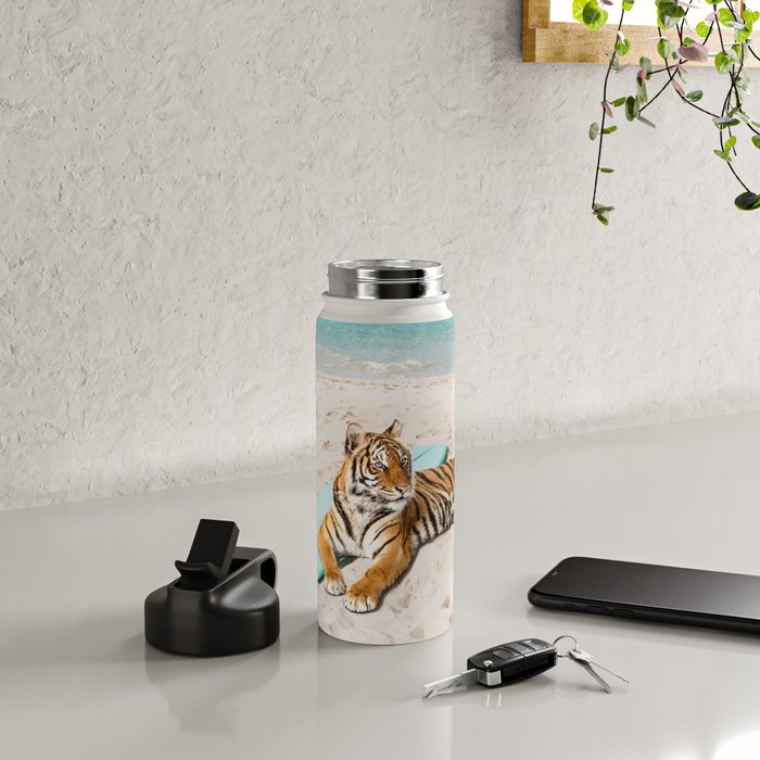 Tiger's Surf Beach Water Bottle Gallery Image 4