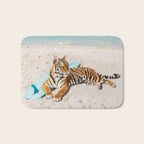 Tiger's Surf Beach Bath Mat Gallery Image 1