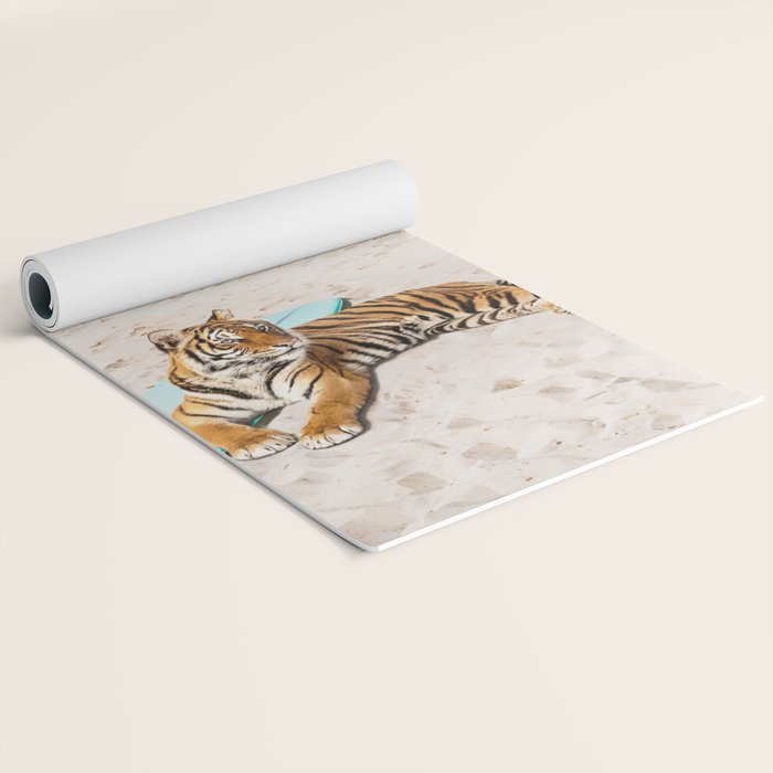 Tiger's Surf Beach Yoga Mat Gallery Image 2
