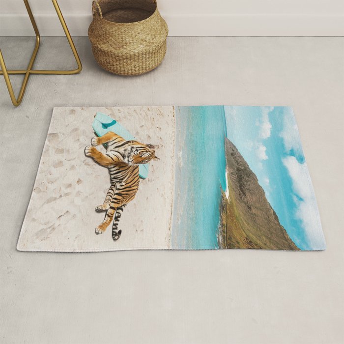 Tiger's Surf Beach Rug Gallery Image 1