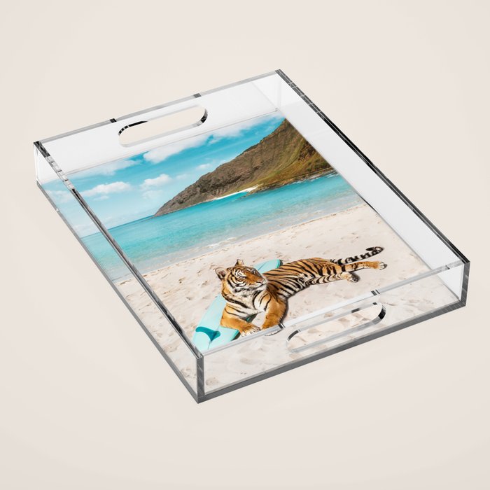 Tiger's Surf Beach Acrylic Tray Gallery Image 1