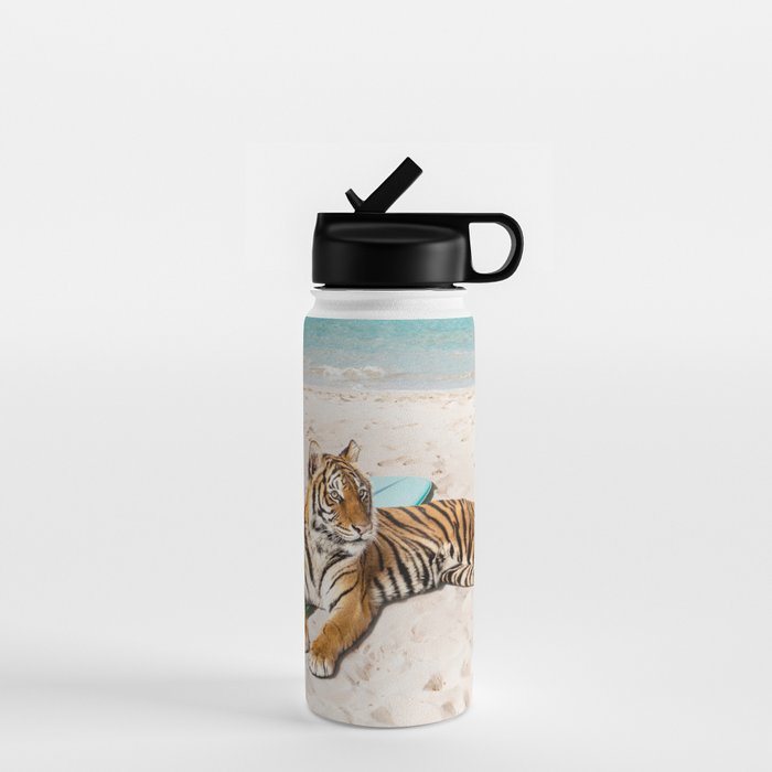 Tiger's Surf Beach Water Bottle Gallery Image 1