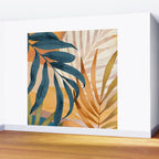 Modern Abstract Art Tropical Leaves 4 Wall Mural Gallery Image 2