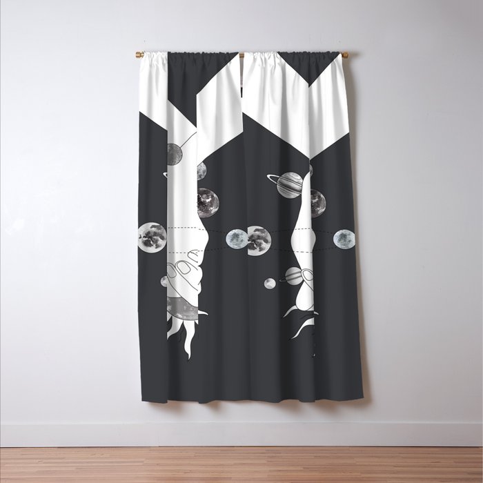 Everything Revolves Around Us II Window Curtain Gallery Image 3