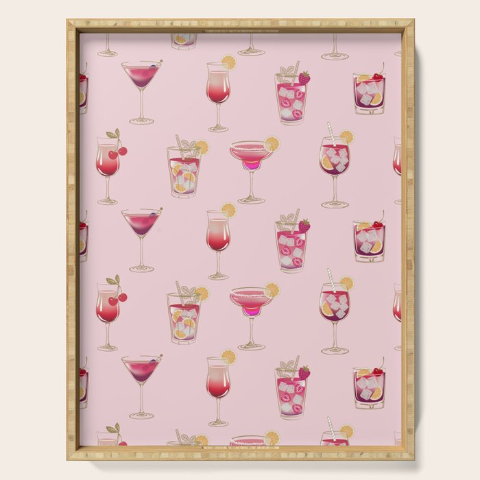 Glam Cocktails Theme Serving Tray Gallery Image 1