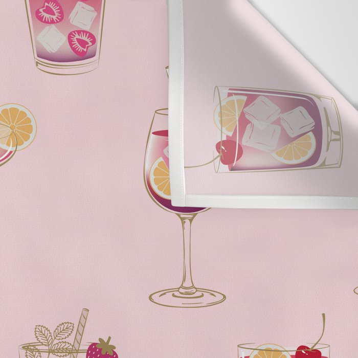 Glam Cocktails Theme Wall Tapestry Gallery Image 3