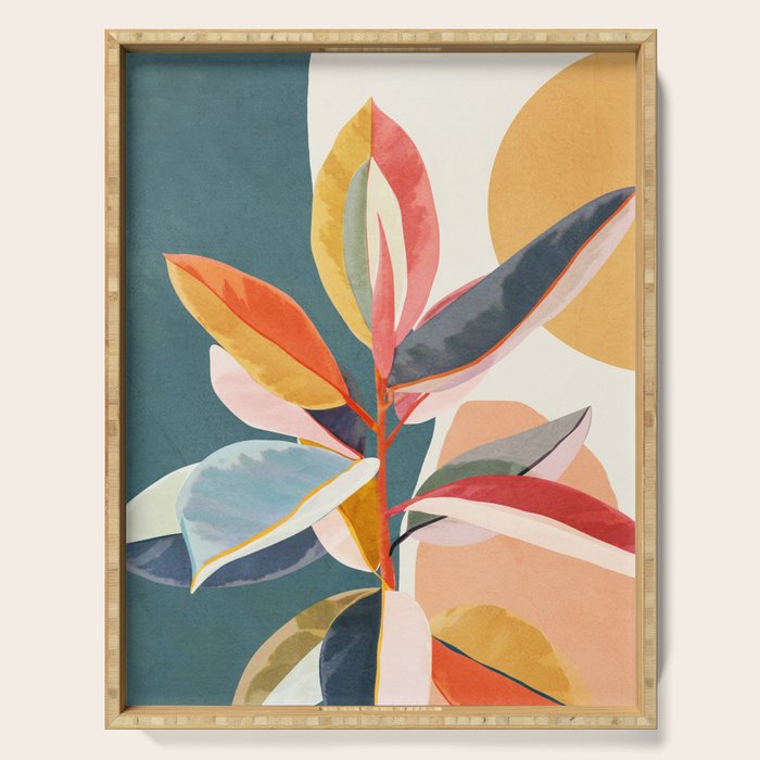 Colorful Branching Out 01 Serving Tray Gallery Image 1