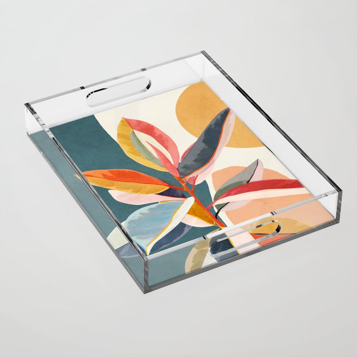 Colorful Branching Out 01 Acrylic Tray Gallery Image 1