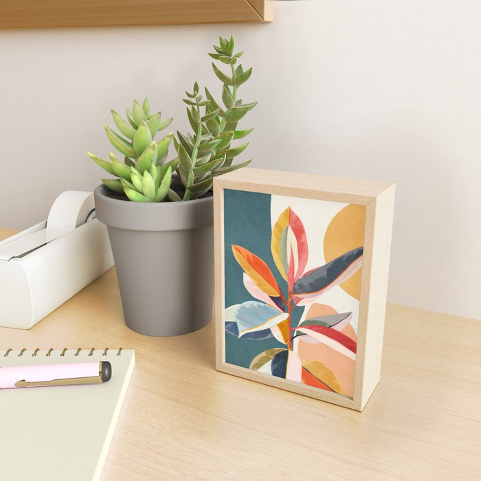 Colorful Branching Out 01 Mini Art Print Gallery Image 2