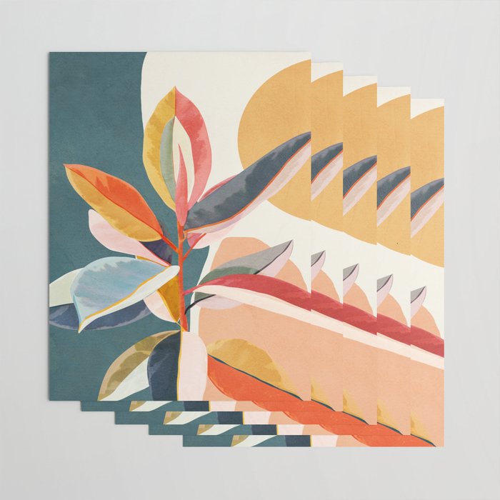 Colorful Branching Out 01 Wrapping Paper Gallery Image 3