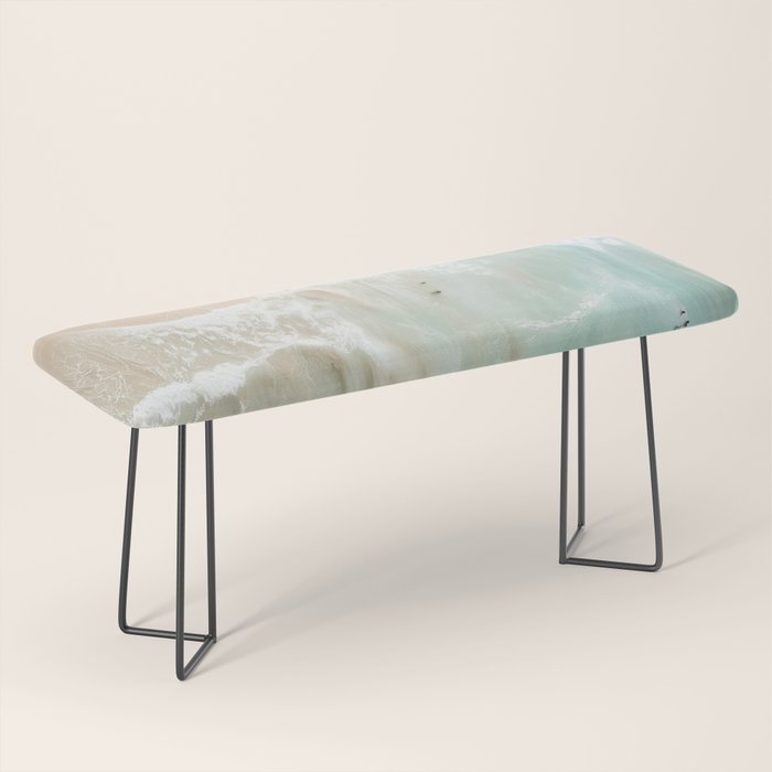 Soft Coastal Beach Scene Bench Gallery Image 1