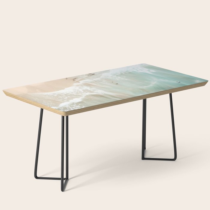 Soft Coastal Beach Scene Coffee Table Gallery Image 1