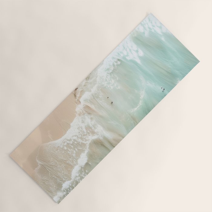 Soft Coastal Beach Scene Yoga Mat Gallery Image 1