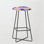 Blue Strawberries Stool Gallery Image 1