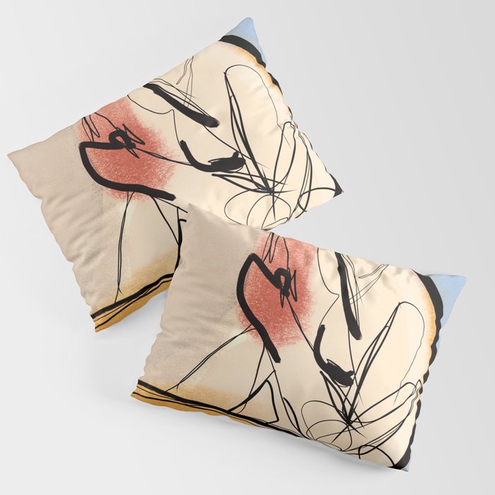 Female Figure Line Art 7 Pillow Sham Gallery Image 3